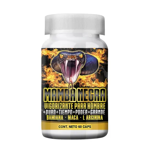 [MBN-60] Mamba Negra Vigorizante para Hombre 60caps
