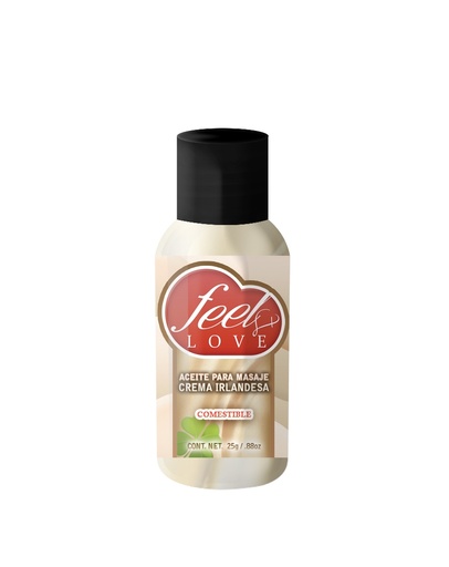 [FEEL-ACCR25] Aceite Térmico Feel Love 25ml CREMA IRLANDESA
