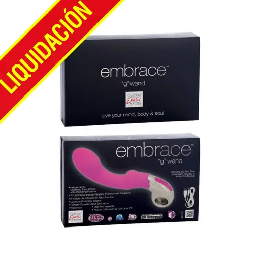 [SE-4610-05-3] JUGUETES - EMBRACE G WAND MIND BODY AND SOUL PINK