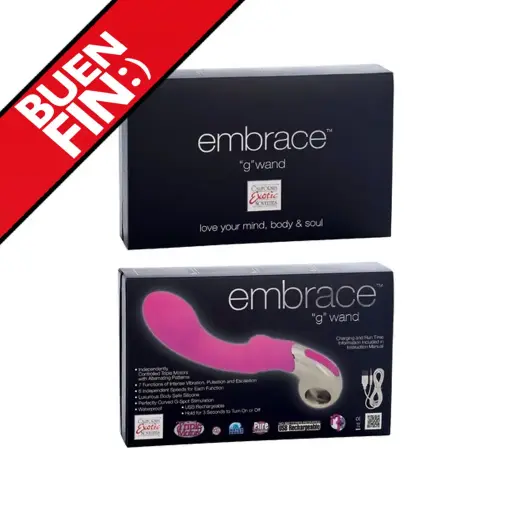 [SE-4610-05-3] JUGUETES - EMBRACE G WAND MIND BODY AND SOUL PINK