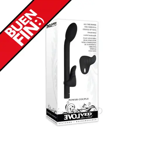 [EN-RS-4166-2] JUGUETES - POWER COUPLE G-SPOT FINGER RING