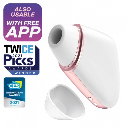 JUGUETES - SATISFYER LOVE TRIANGLE -BLANCO